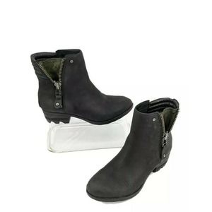 Sorel Danica Waterproof Booties Ankle Camo Zip